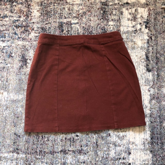 Forever 21 zip-front skirt - Picture 3 of 3